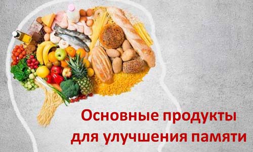 Основные продукты для улучшения памяти